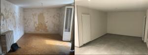 Rénovation d'un appartement à Fontaine Les Dijon